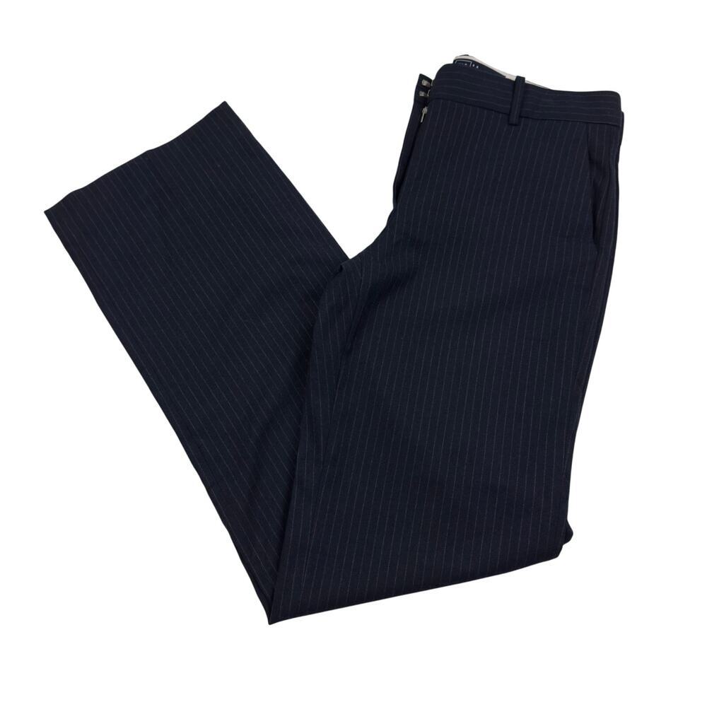 GAP Career Business Classic Preppy Navy Pinstripe Modern Trouser Women's Size 8R